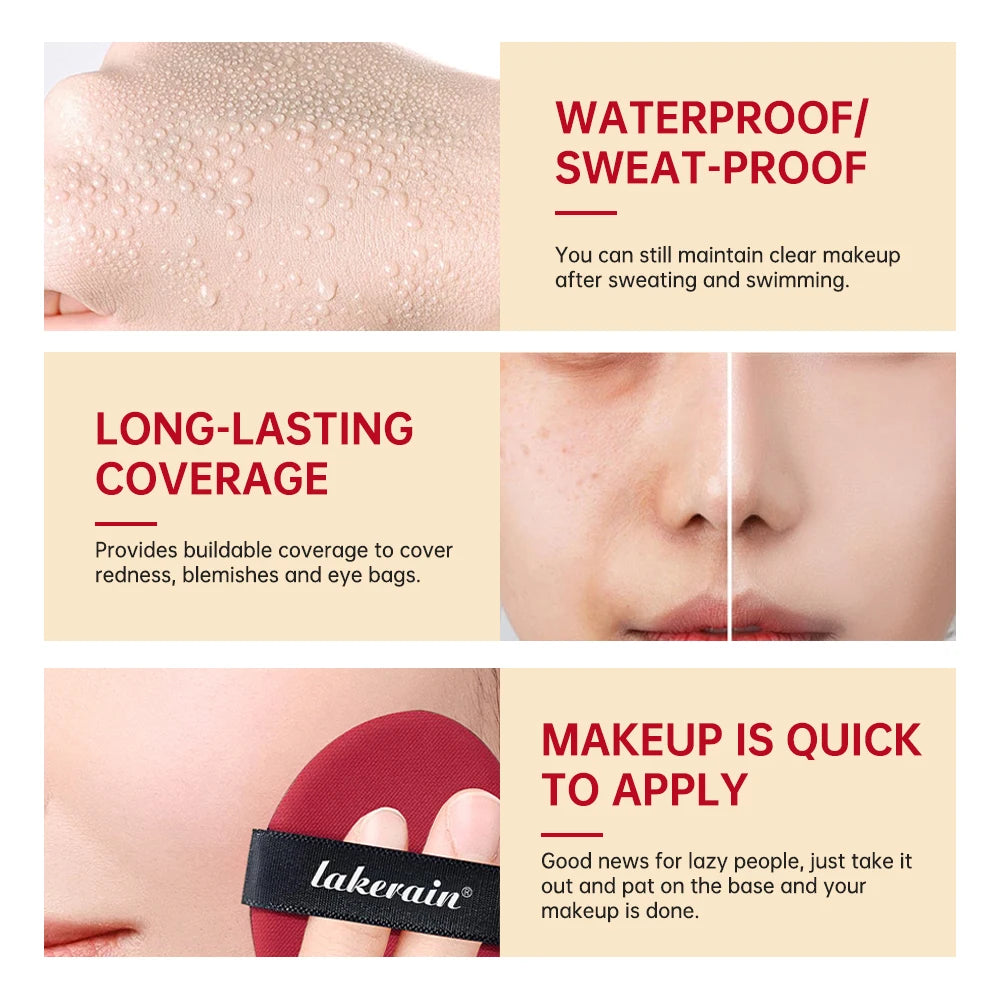 Korean Cushion Foundation | Waterproof & Brightening