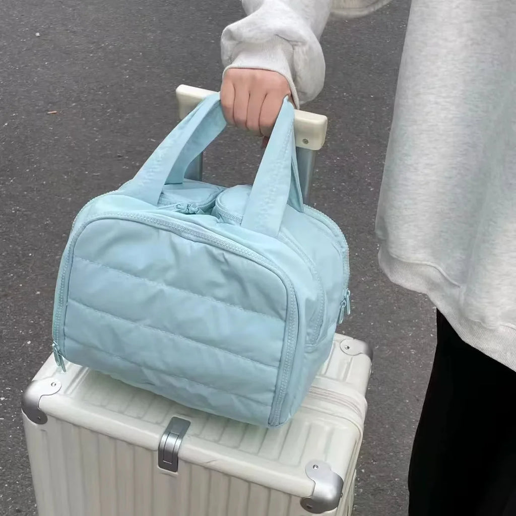 Multi-Compartment Makeup Bag