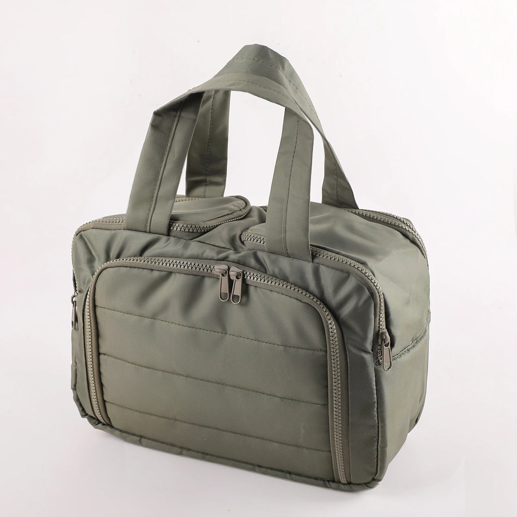 Multi-Compartment Makeup Bag
