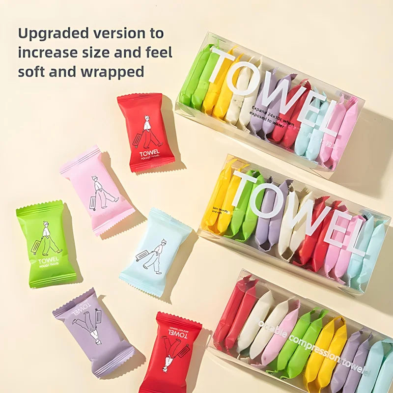 Disposable Compressed Face Towels