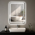 20x28 LED Backlit Bathroom Vanity Mirror with Demister