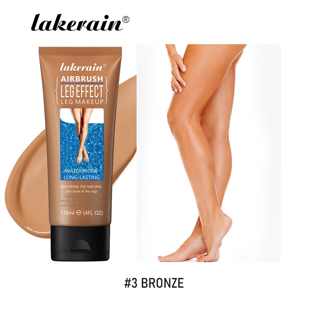 Leg Makeup Tanning Lotion / Waterproof Body Foundation for Even Skintone
