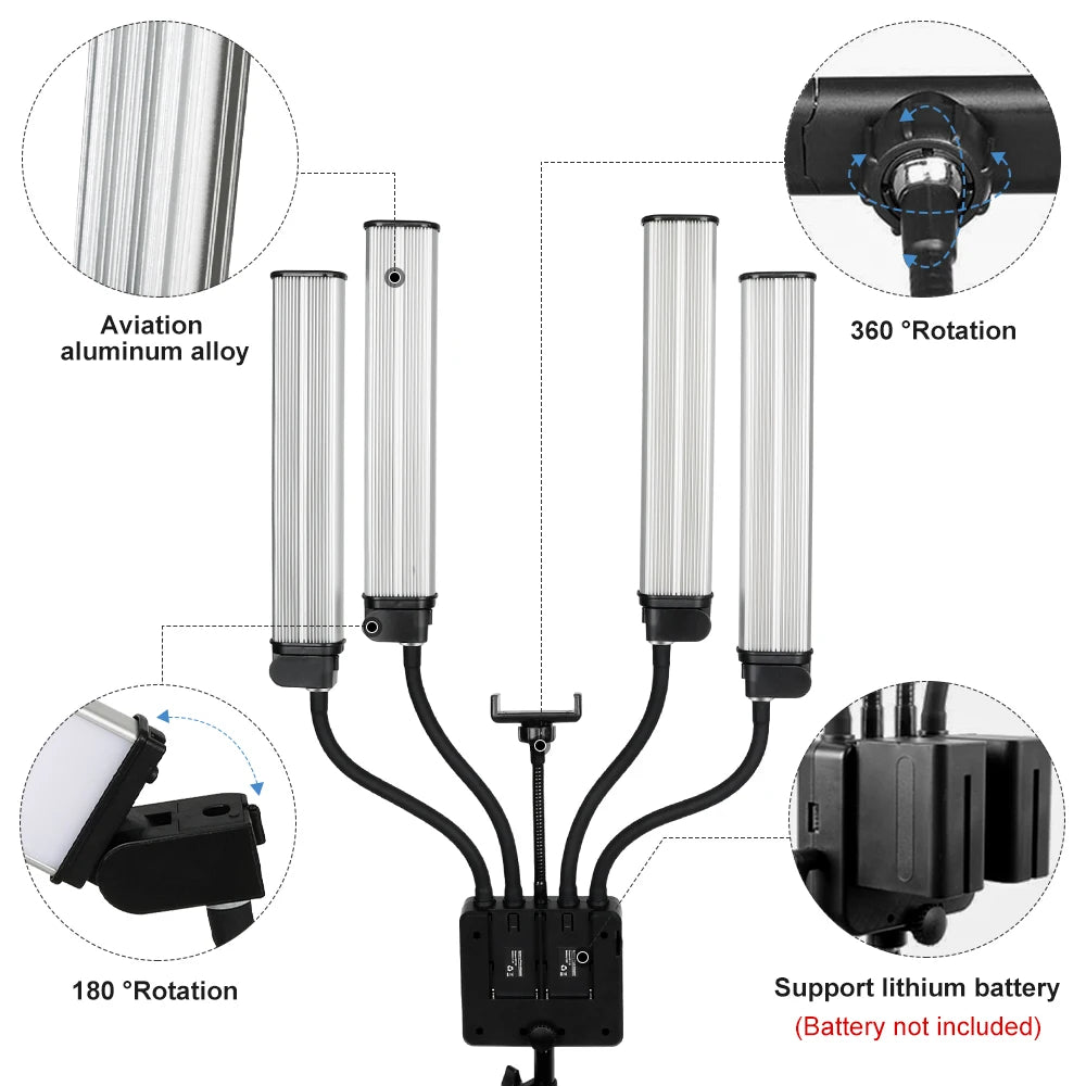 80W Led Ring Light for Makeup & Streaming