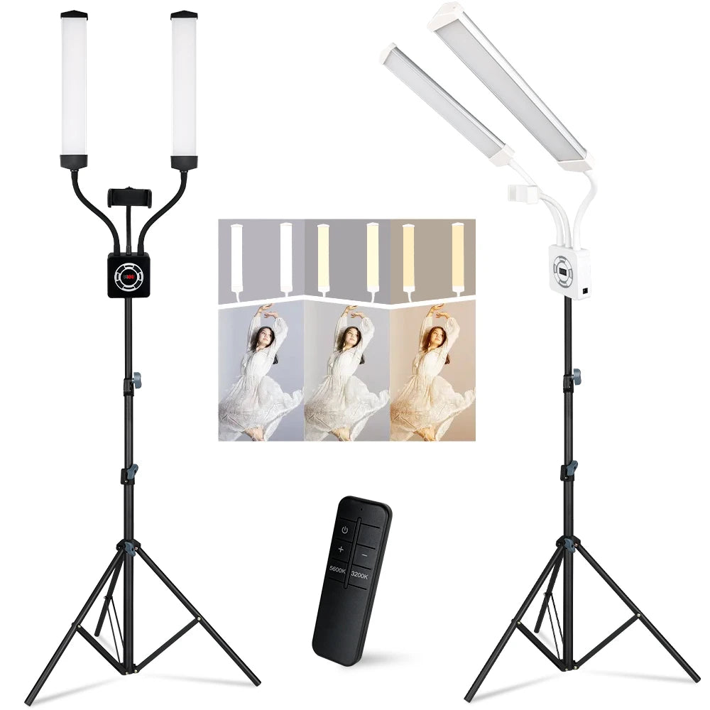 Led 40W Double Arm Beauty Ring Light with Tripod