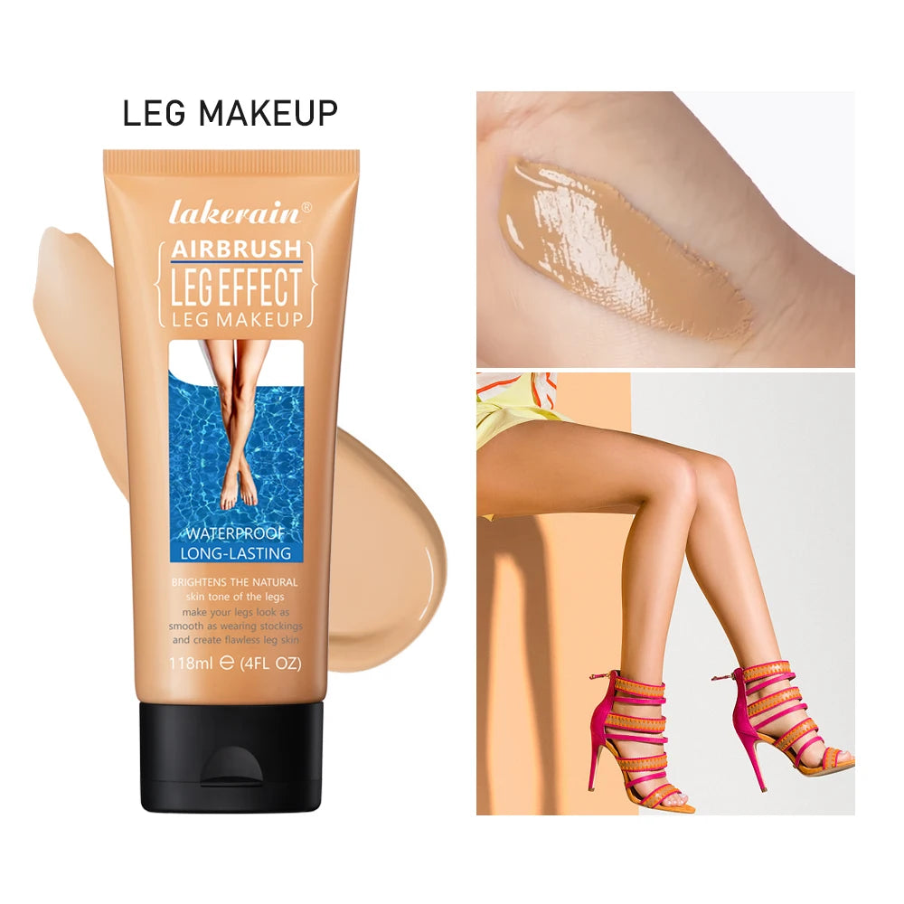 Leg Makeup Tanning Lotion / Waterproof Body Foundation for Even Skintone
