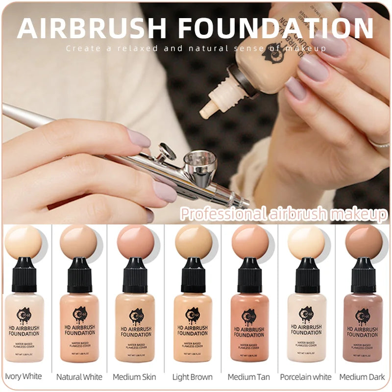 Ophir Professional Airbrush Foundation-7shades(30ml)