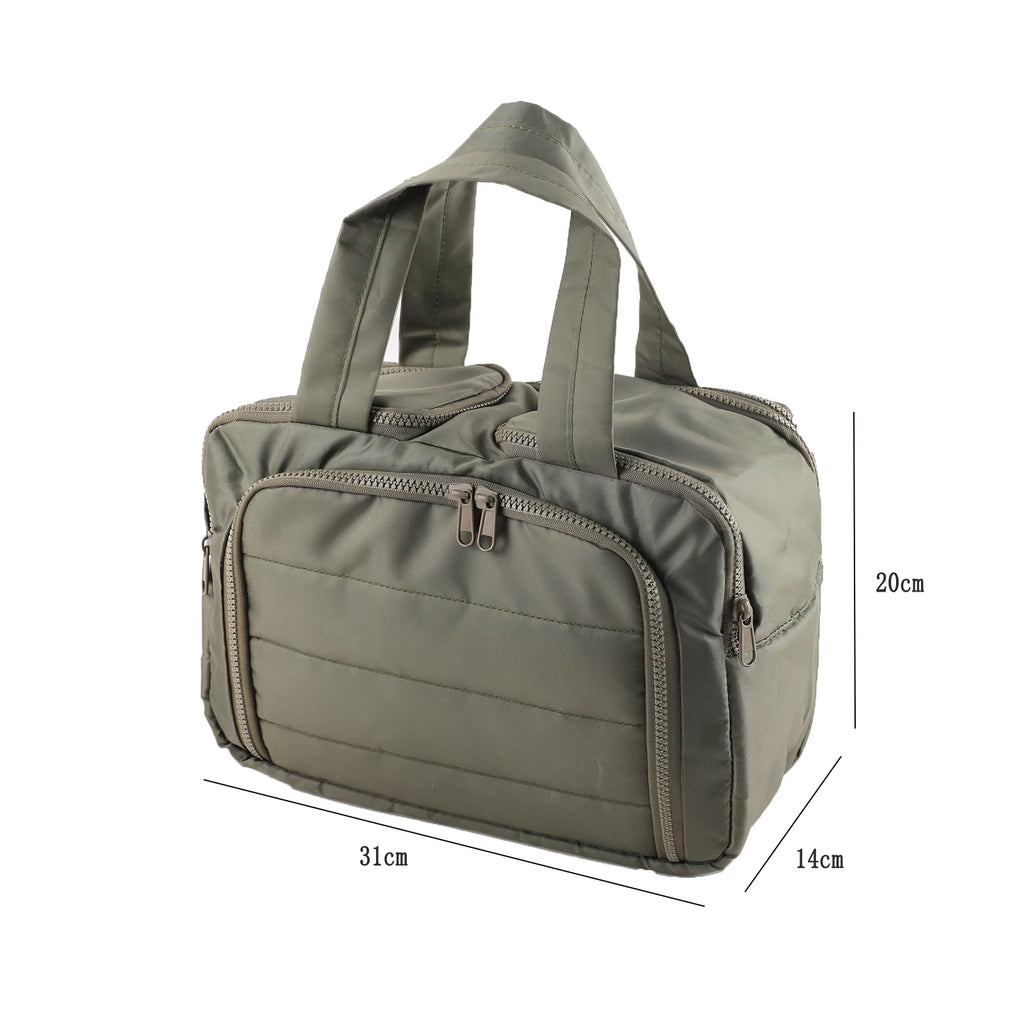 Multi-Compartment Makeup Bag