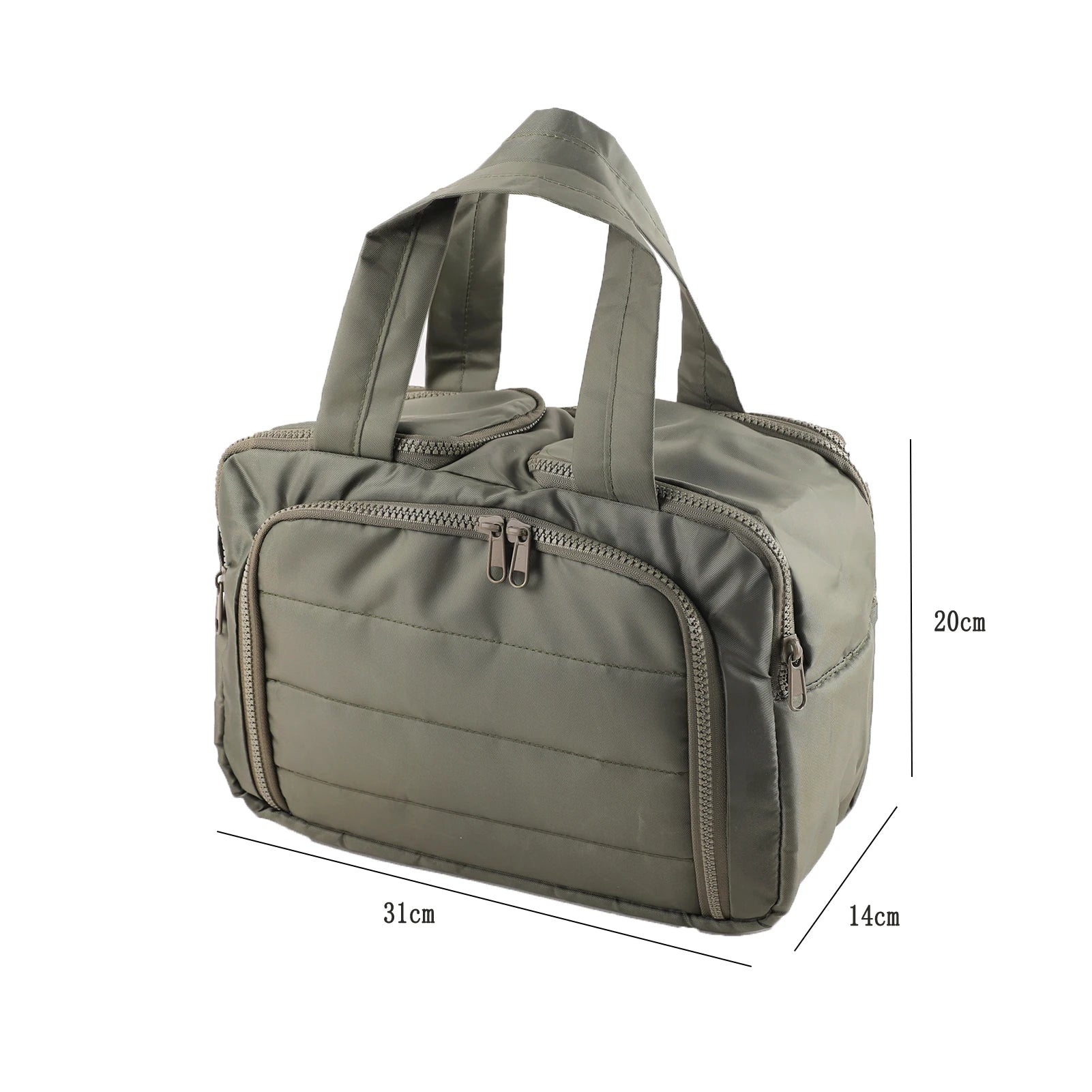 Multi-Compartment Makeup Bag