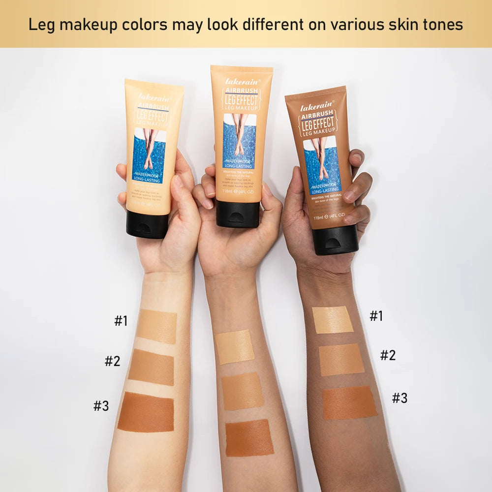 Leg Makeup Tanning Lotion / Waterproof Body Foundation for Even Skintone