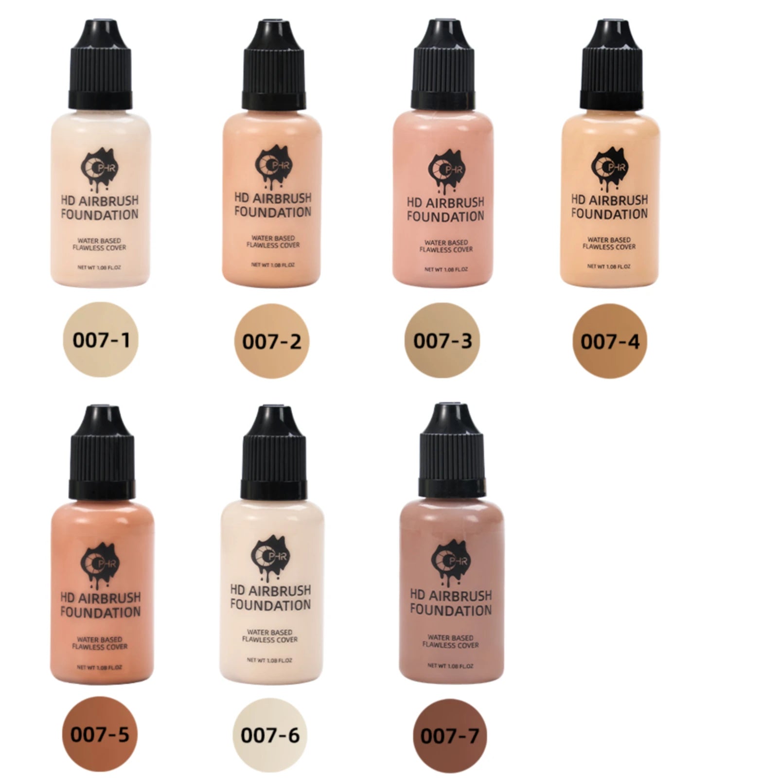 Ophir Professional Airbrush Foundation-7shades(30ml)