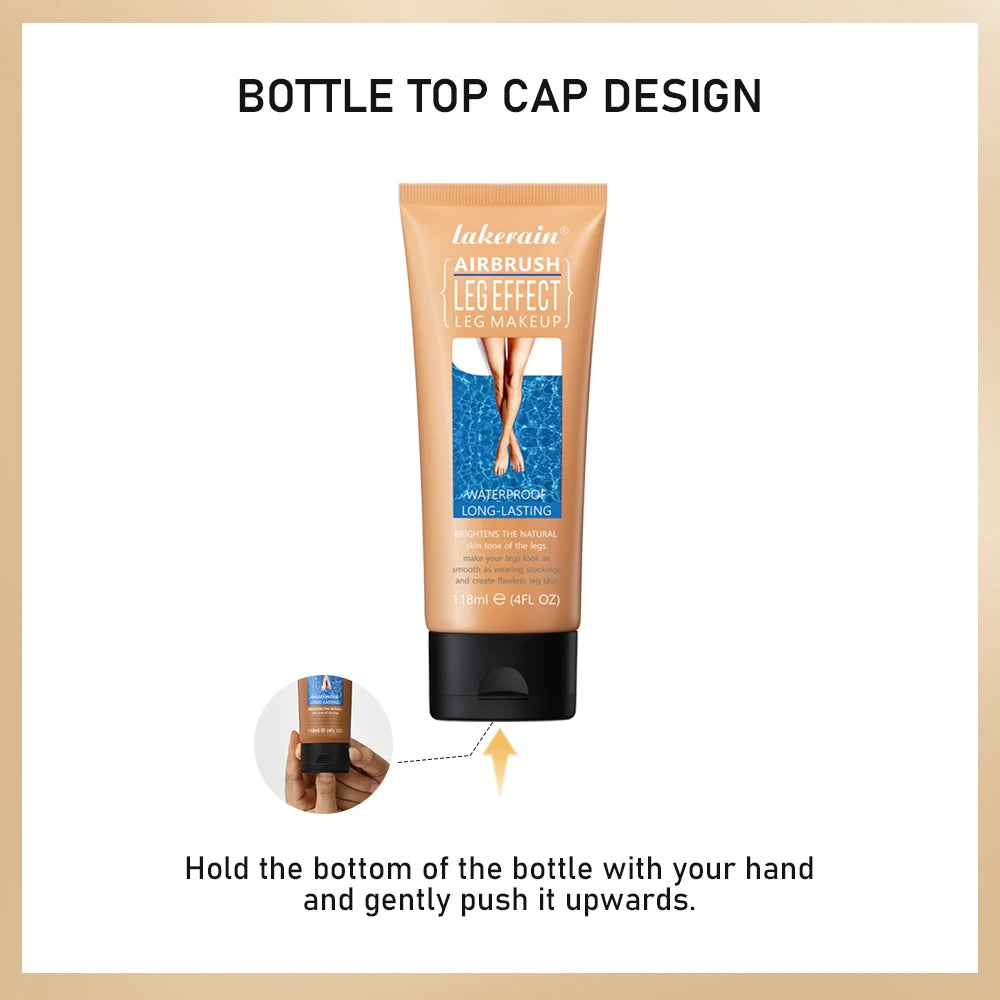 Leg Makeup Tanning Lotion / Waterproof Body Foundation for Even Skintone