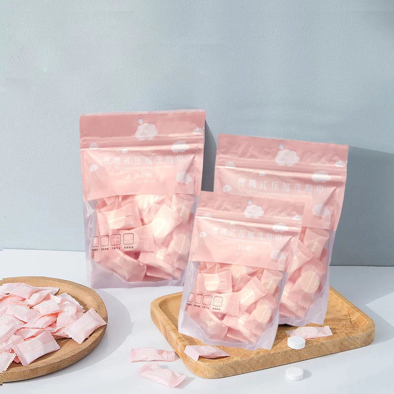 Portable Compressed Makeup Wipes