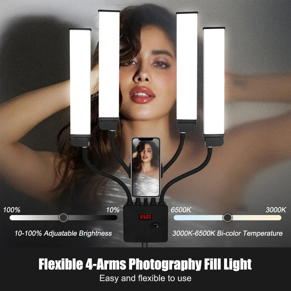 80W Led Ring Light for Makeup & Streaming