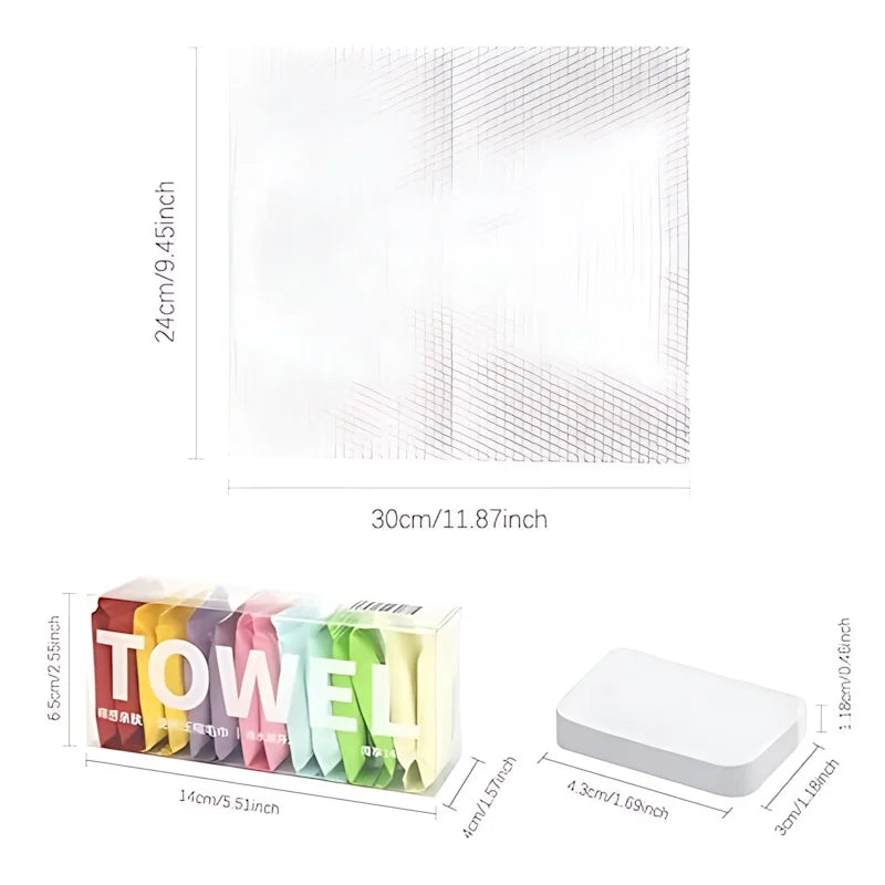 Disposable Compressed Face Towels